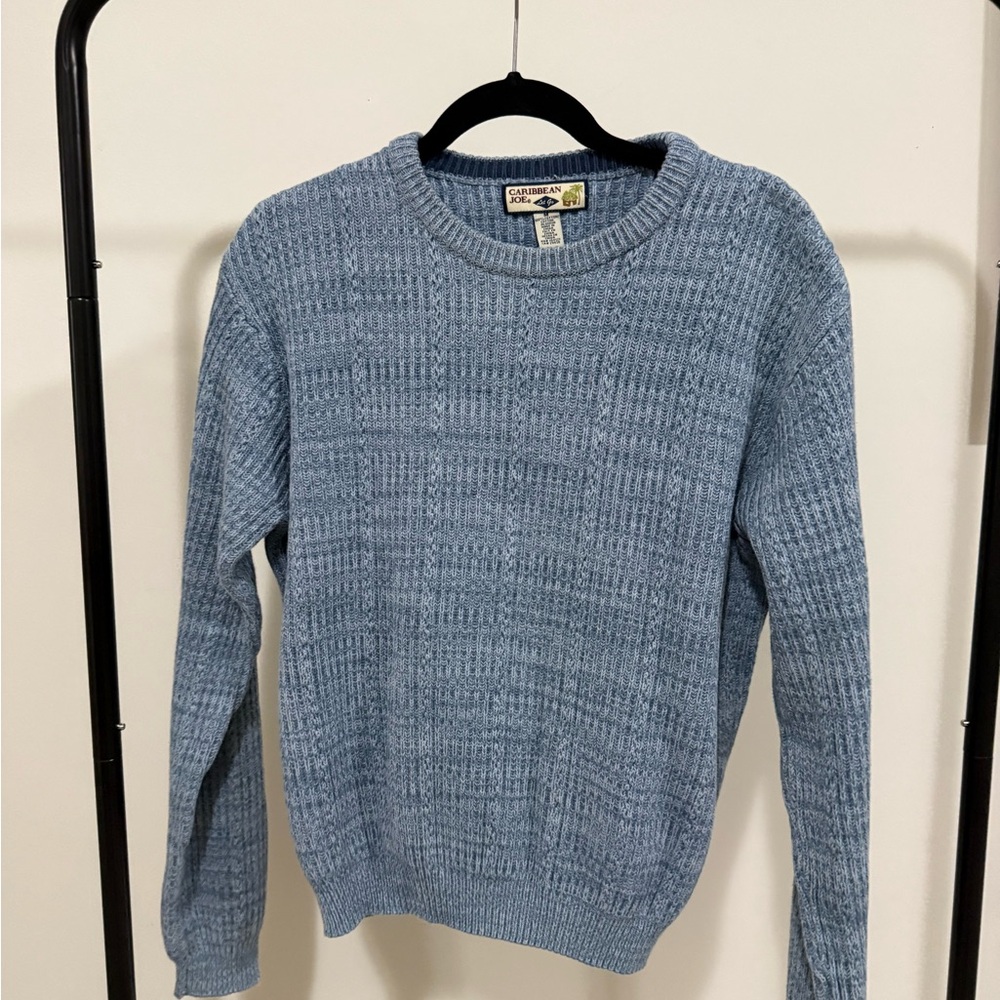 Caribbean Joe Light Blue Crewneck Sweater